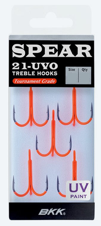 BKK Spear 21 UVO #1/0 treble - Water Wolves Fishing Store