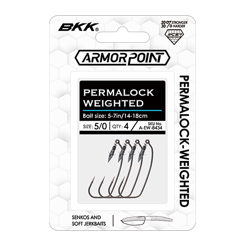 BKK Armor-Point Permalock Weighted haak - Water Wolves Fishing Store
