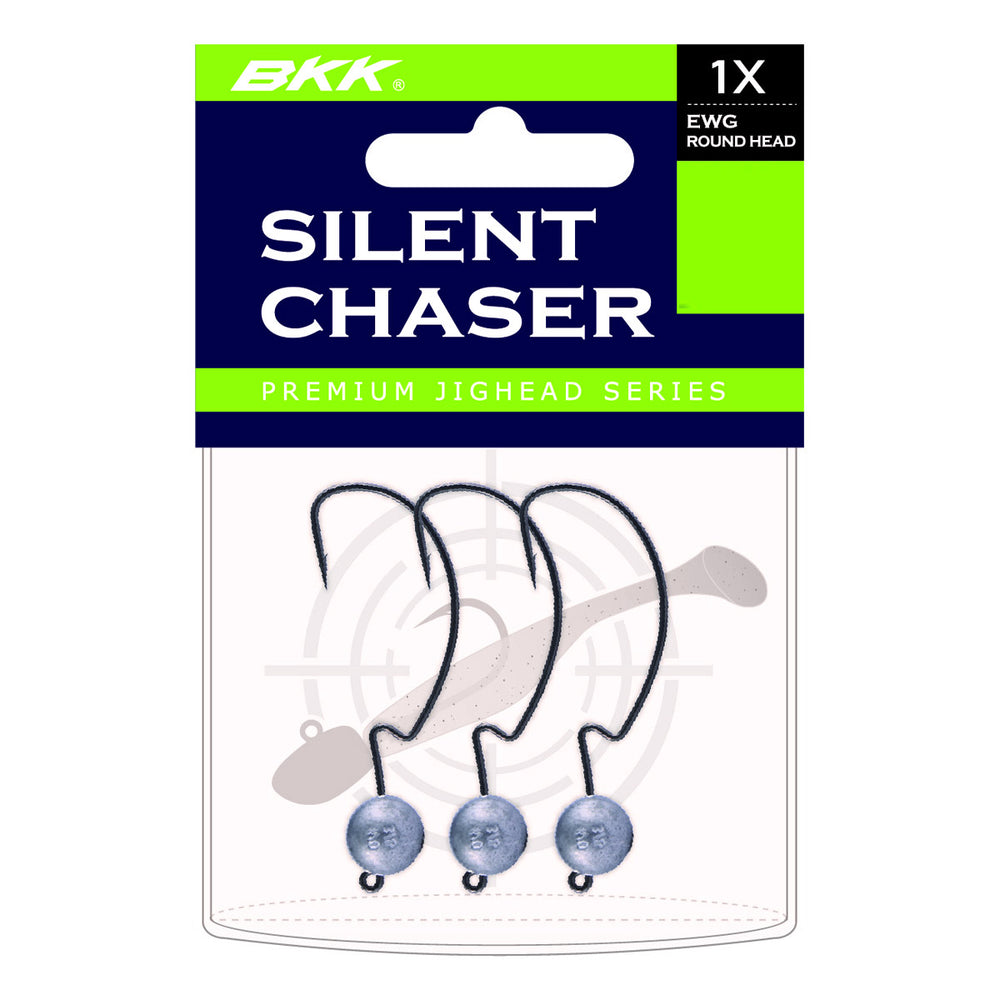 BKK Silent Chaser – 1X – EWG Round Jig Head - Water Wolves Fishing Store