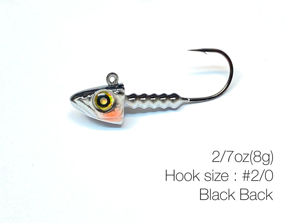 NISHINE LURE WORKS SmeltHead Jighead - Water Wolves Fishing Store