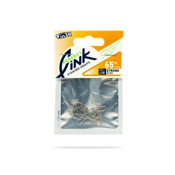 FIIISH Perfect Link® snaps Strong 65lb - Water Wolves Fishing Store