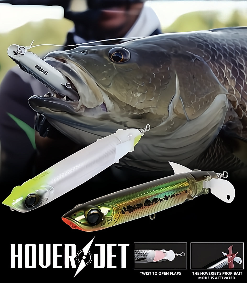 BONE Hoverjet – De ultieme topwater stickbait voor roofvissers