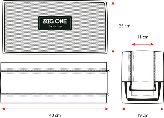 BIG ONE OUTDOOR "TACKLE BAG" storage vistas