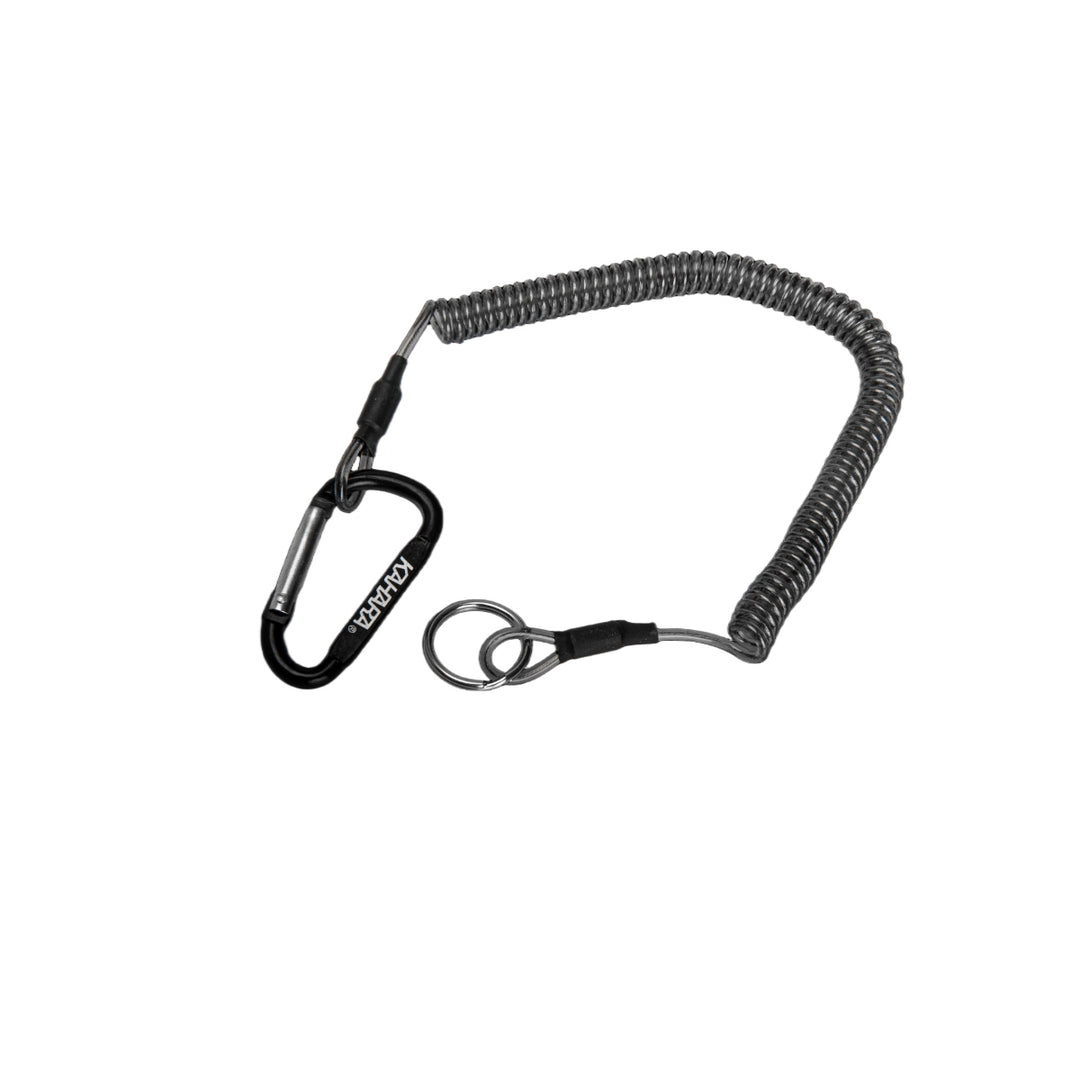 KAHARA Strong Lanyard – elastisch veiligheidskoord - Water Wolves Fishing Store