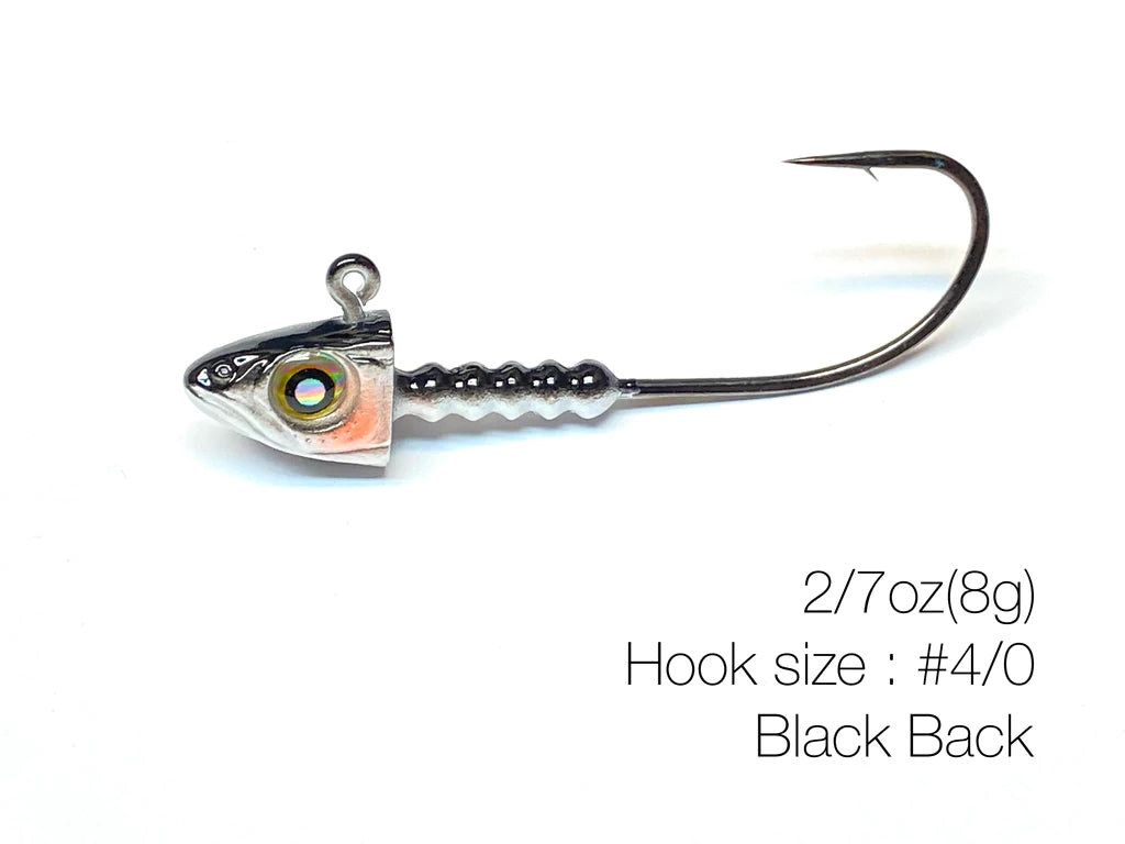 NISHINE LURE WORKS SmeltHead Jighead - Water Wolves Fishing Store