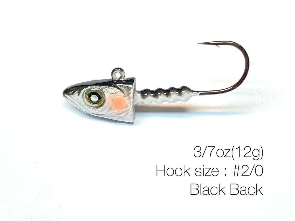 NISHINE LURE WORKS SmeltHead Jighead - Water Wolves Fishing Store