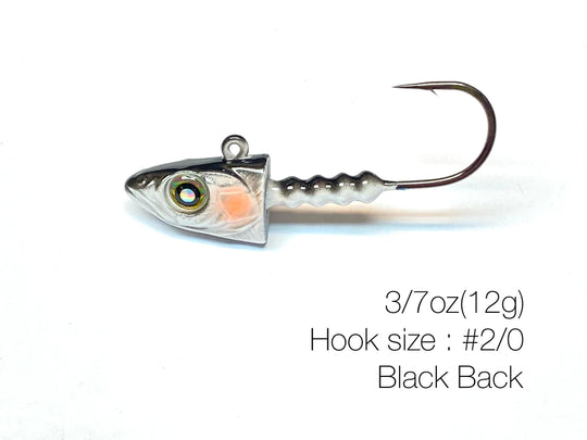 NISHINE LURE WORKS SmeltHead Jighead - Water Wolves Fishing Store