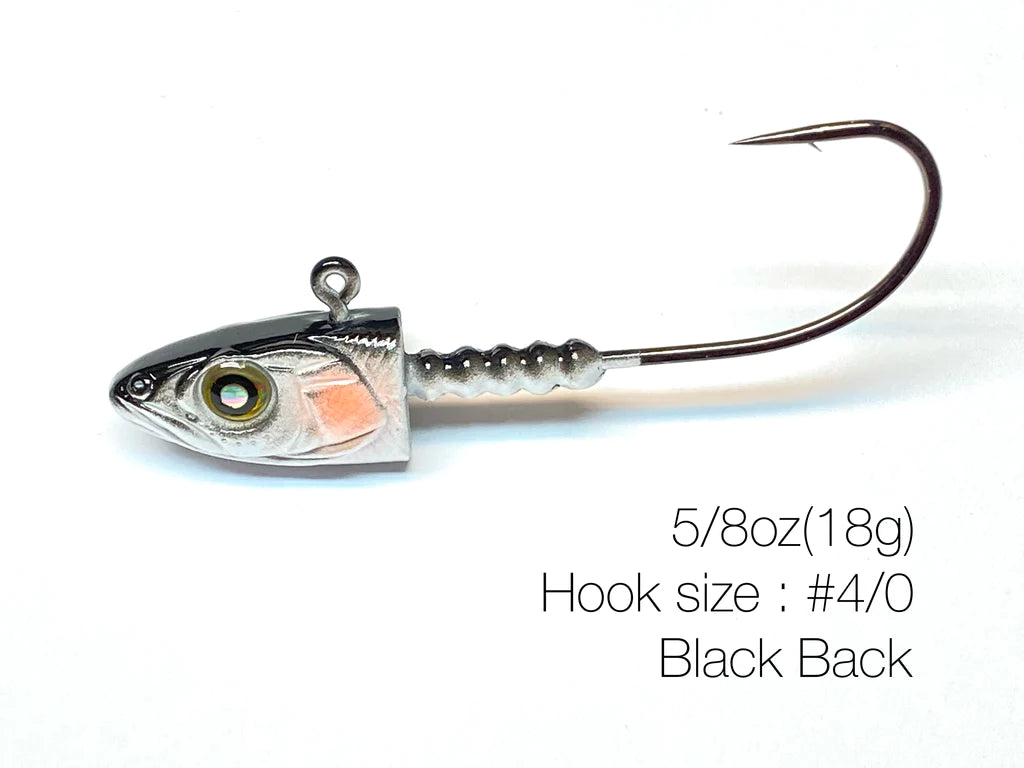 NISHINE LURE WORKS SmeltHead Jighead - Water Wolves Fishing Store