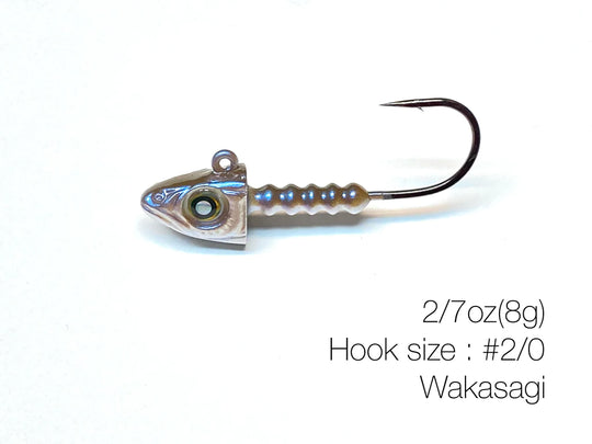NISHINE LURE WORKS SmeltHead Jighead - Water Wolves Fishing Store