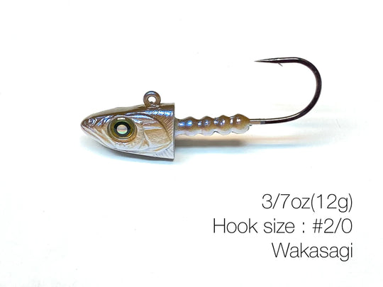 NISHINE LURE WORKS SmeltHead Jighead - Water Wolves Fishing Store