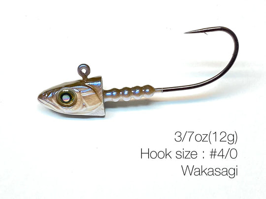 NISHINE LURE WORKS SmeltHead Jighead - Water Wolves Fishing Store