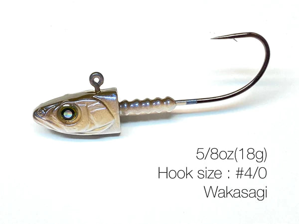 NISHINE LURE WORKS SmeltHead Jighead - Water Wolves Fishing Store