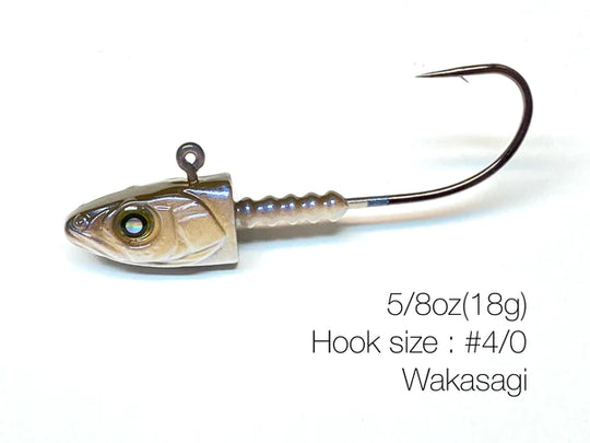 NISHINE LURE WORKS SmeltHead Jighead - Water Wolves Fishing Store