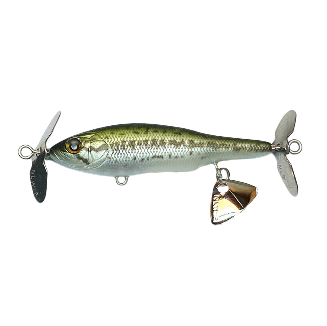 NISHINE LURE WORKS BABY ABINO 70S Prop Bait - Water Wolves Fishing Store