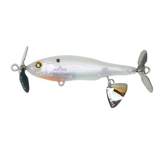 NISHINE LURE WORKS BABY ABINO 70S Prop Bait - Water Wolves Fishing Store