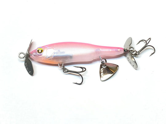 NISHINE LURE WORKS BABY ABINO 70S Prop Bait - Water Wolves Fishing Store