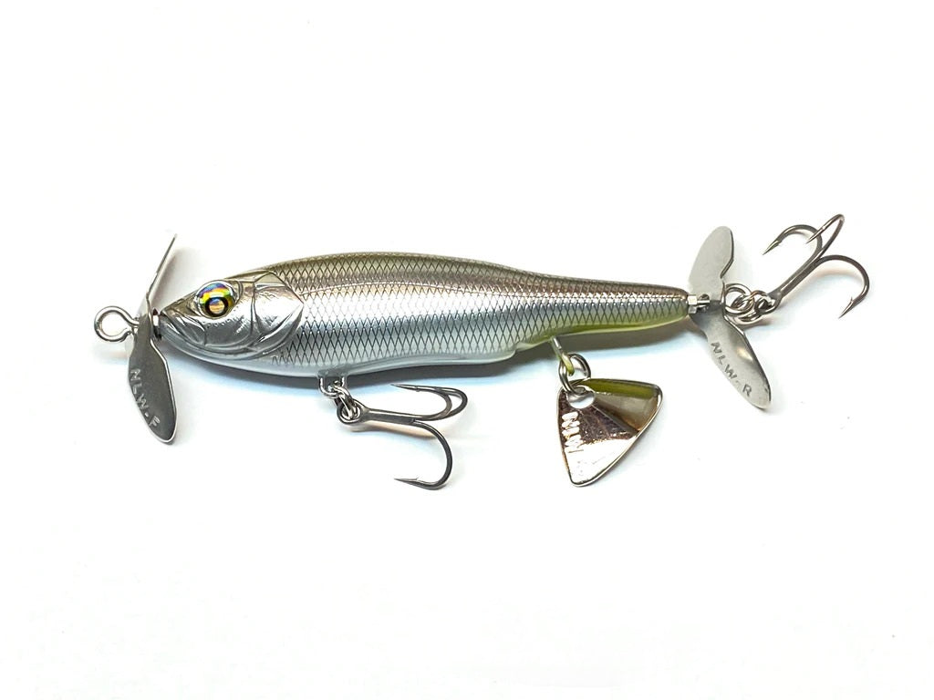 NISHINE LURE WORKS BABY ABINO 70S Prop Bait - Water Wolves Fishing Store